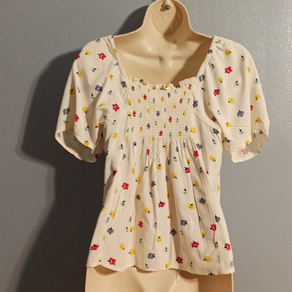 Madewell women's XS floral print blouse 100% viscose - Picture 15 of 17